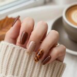 trending brown fall 2026 nails