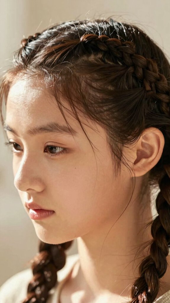 15 Cute Braided Hairstyles You’ll Wear on Repeat 10 twist wrap secure braid