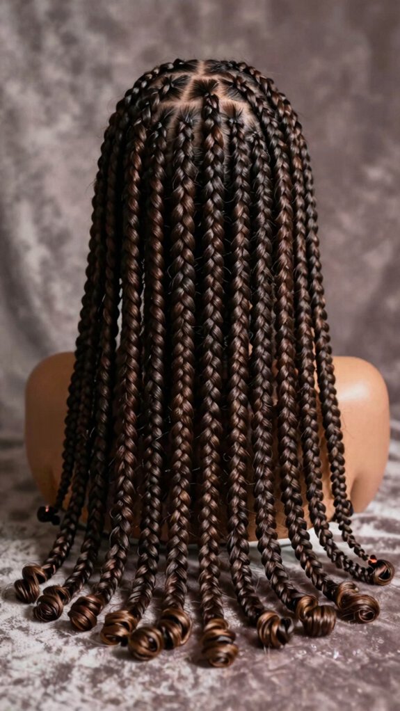 15 Box Braids Hairstyles You’ll Want to Save for Your Next Appointment 1 waist length box braids statement