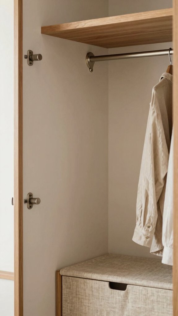 19 Small Dressing Room Design Ideas That Maximize Storage 9 wall mounted accessory storage