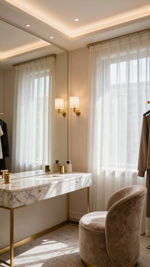 warm led wardrobe glow lighting