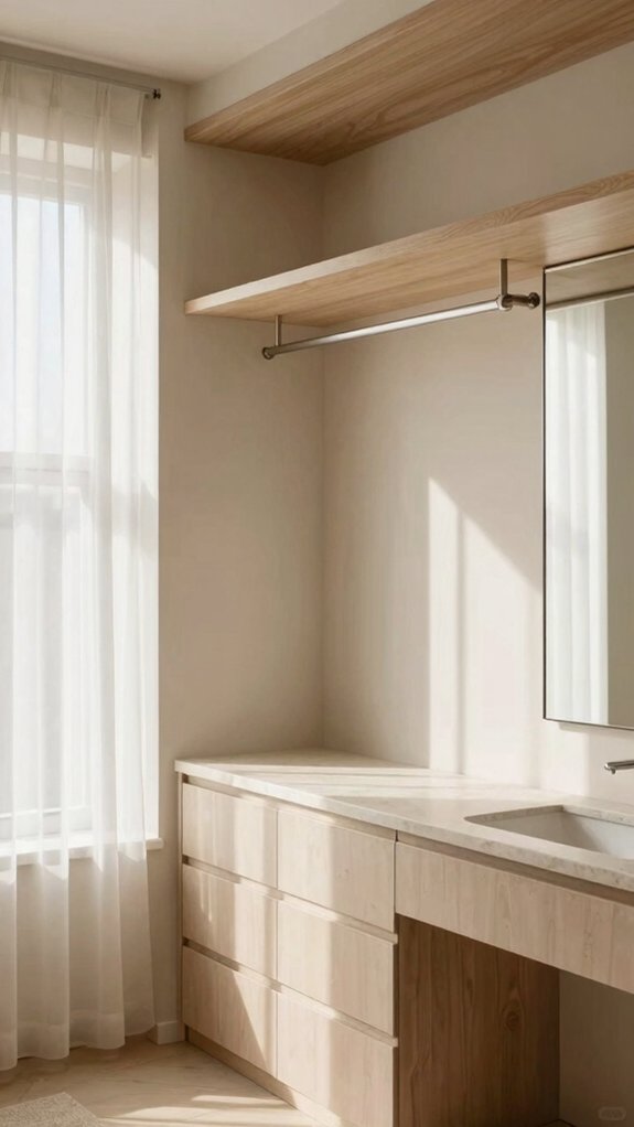 19 Small Dressing Room Design Ideas That Maximize Storage 16 warm neutrals creamy whites