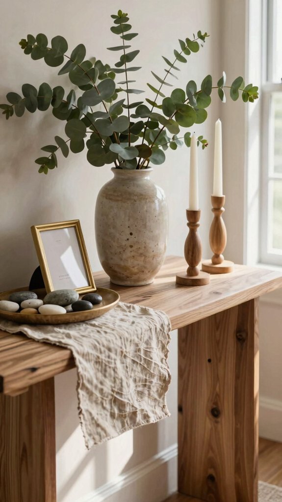 welcoming entryway photo frames