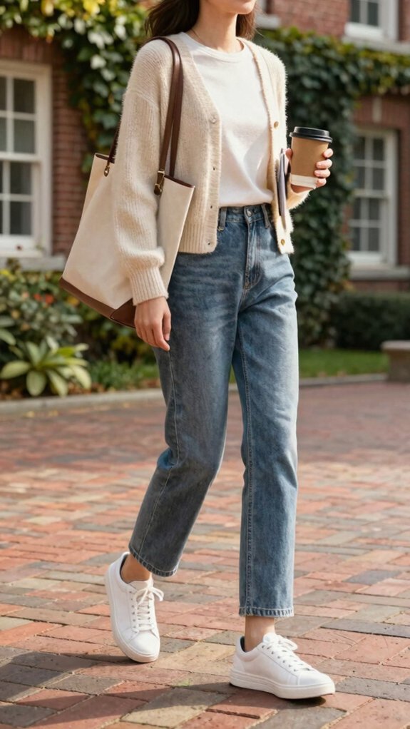 Back-to-School Outfit Ideas That Still Look Stylish After Class 4 white sneakers easy care tips